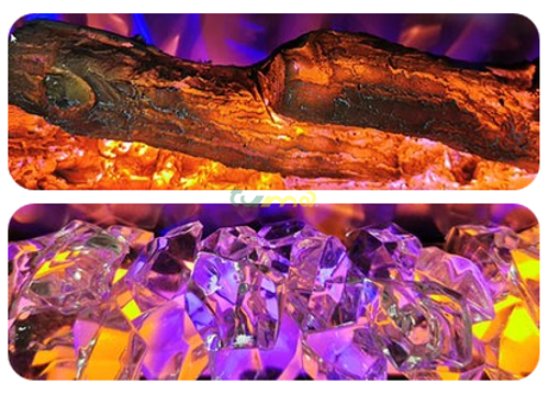 Polená - kryštály