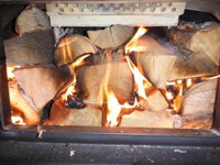Príklad nakladania katalytickej pece Blaze King