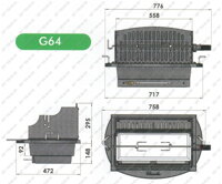 Chazelles G64 rozmery