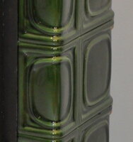 detail keramika zelená