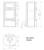 HARK 44 GT ECO plus - rozmery