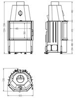 HARK Radiante 600/45K ECO plus - rozmery 
