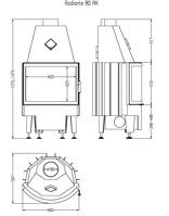 HARK Radiante 80 RK F rozmery