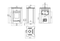 HS FLAMINGO Aquaflam Vario LEND - rozmery