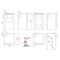 KZP KS3PK teplovodný - rozmery