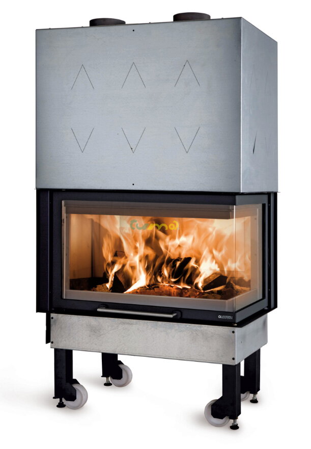 La Nordica Monoblocco 800 Rohova 10kw Teplovzdusna Oceľova Krbova Vlozka