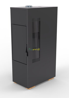 Artel Mini oceľ 4,9kw teplovzdušné krbové kachle na pelety