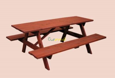 Drewal Záhradné sedenie Lavicový stôl š.57 drevo