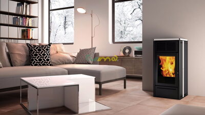 Edilkamin Nara 2 UP 6,9kw teplovzdušné kachle na pelety