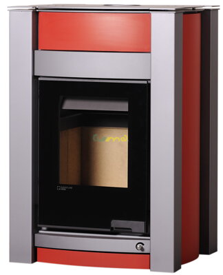 HS FLAMINGO Aquaflam Vario KALMAR červená 11/7 kW teplovodné krbové kachle
