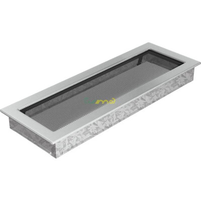 Kratki Mriežka nerezová matná 17x49 - bez žalúzie
