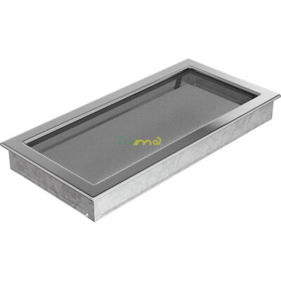 Kratki Mriežka poniklovaná lesklá 22x45 - bez žalúzie