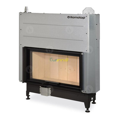 Romotop Heat 3G L 88.50.01 12kw teplovzdušná oceľová krbová vložka s výsuvnými dvierkami