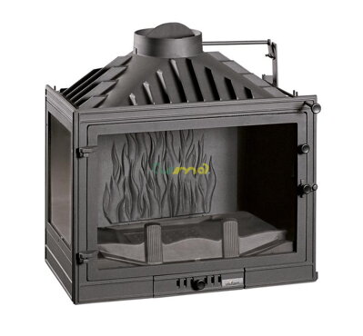 Uniflam 700 Standard CL 14kw teplovzdušná liatinová krbová vložka s klapkou a prívodom externého vzduchu