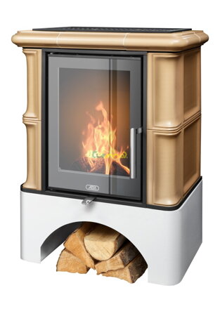 ABX Bavaria Exklusive rovný sokel 7kw teplovzdušné krbové kachle