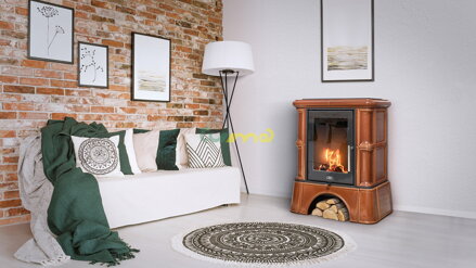 ABX Bavaria Exklusive kachľový sokel 7kw teplovzdušné krbové kachle