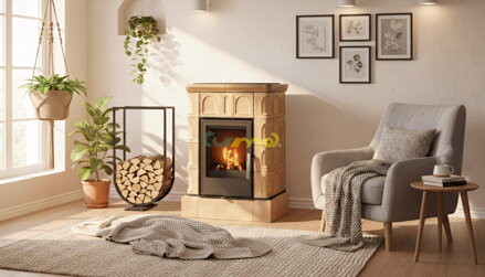 ABX BRITANIA KP I natur braun biely sokel - interiér