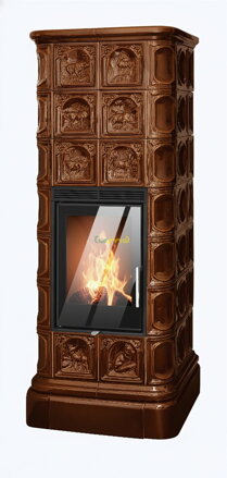 ABX Kaledonia Exklusive XL Forest 7kw teplovzdušné krbové kachle