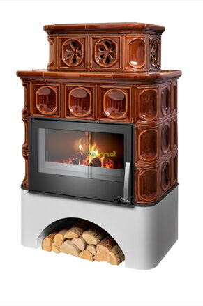 ABX KARELIA biely sokel hnedá keramika ABX KARELIA biely sokel hnedá keramika