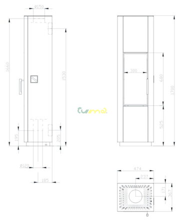 Aries 7 - rozmery