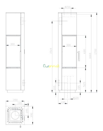 Aries 7E - rozmery