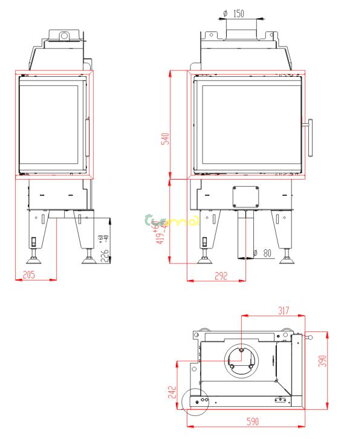 Passive 6 CP - rozmery