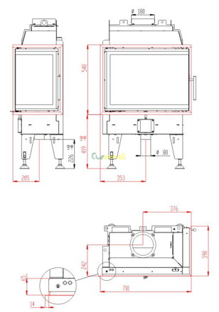 Passive 8 CP - rozmery