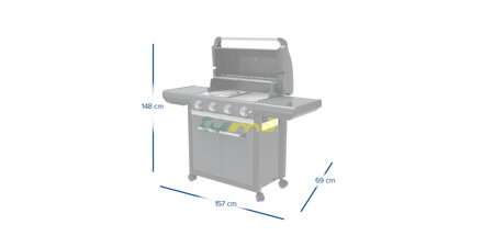 CAMPINGAZ 4 SERIES PREMIUM S - rozmery