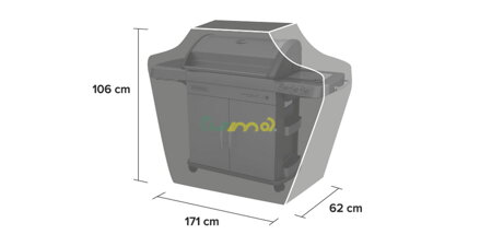 CAMPINGAZ OCHRANNÝ OBAL CLASSIC XXL - rozmery