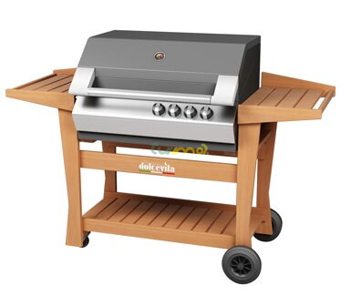 Dolcevita Turbo 4 Classic 15,8kw smaltovaný gril na plyn profi*****