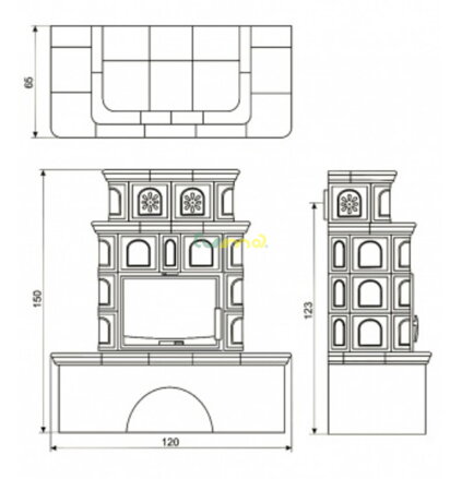 Domofire Salzburg - rozmery