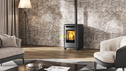 Edilkamin Sense 6 5,4kW teplovzdušné krbové kachle na pelety