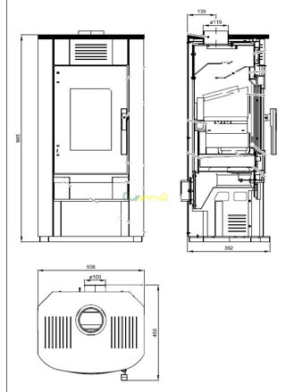 Salerno - rozmery