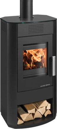 HAAS+SOHN SALERNO II čierna / sklenené viko