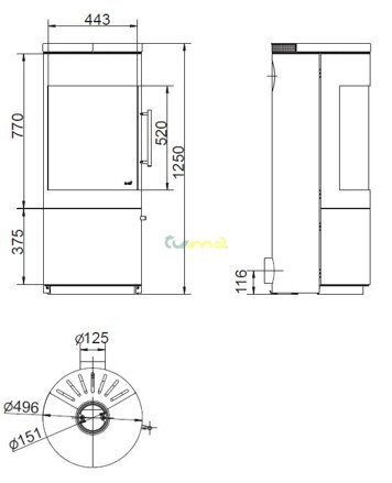 HARK 110 ECO plus - rozmery