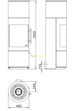 Hark 117 ECO plus - rozmery