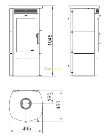 Hark 130 ECO plus - rozmery