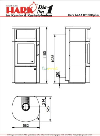 Hark 44-5.1 GT ECOplus technický nákres