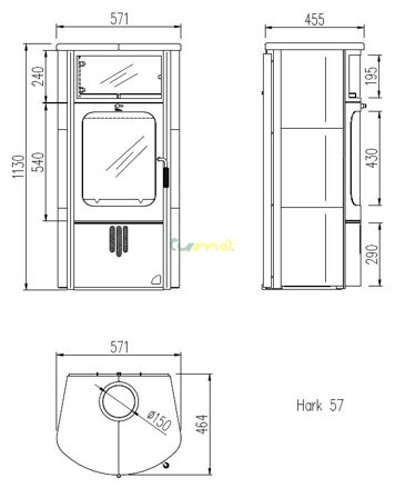 Hark 57 - rozmery