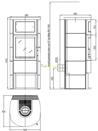 Hark 88 H WW GT ECO plus - rozmery