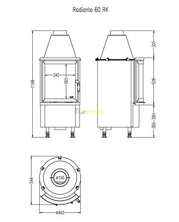 HARK Radiante 60/57RK ecoplus rozmery