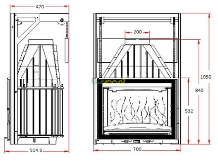 Invicta 700 grand angle so zdvihom - rozmery