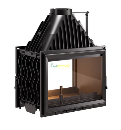 Invicta 700 Grande Vision ECO priehľadná 9,5kw teplovzdušná liatinová krbová vložka