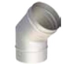Tecnovis EW-AL-BI 0619N koleno 45° o80mm