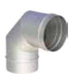 Tecnovis EW-AL-BI 0629N koleno 90°o80mm