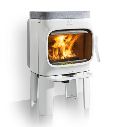 JOTUL F105 CB R LL biely smalt s mastencovou doskou