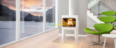 JOTUL F305CB R LL biely smalt - interiér