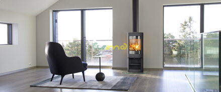 JOTUL F 371 CB čierny lak - interiér