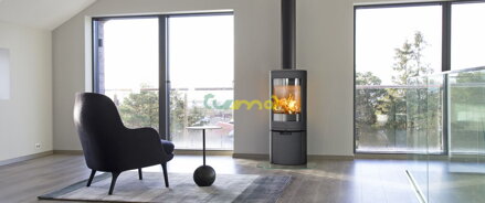 JOTUL F 378 CB čierny lak - interiér