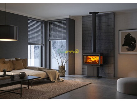 JOTUL F 620 P čierny lak - interiér